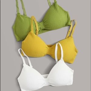Yellow cute bra